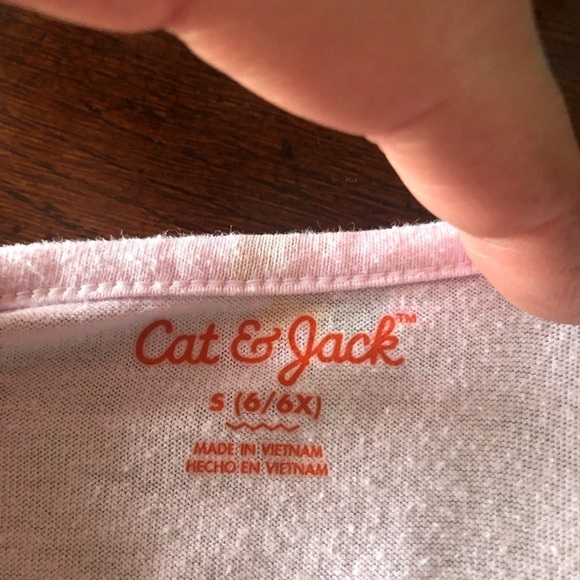 Cat & Jack pink rainbow unicorn dress with pockets in size S (6/6x) - Picture 4 of 4